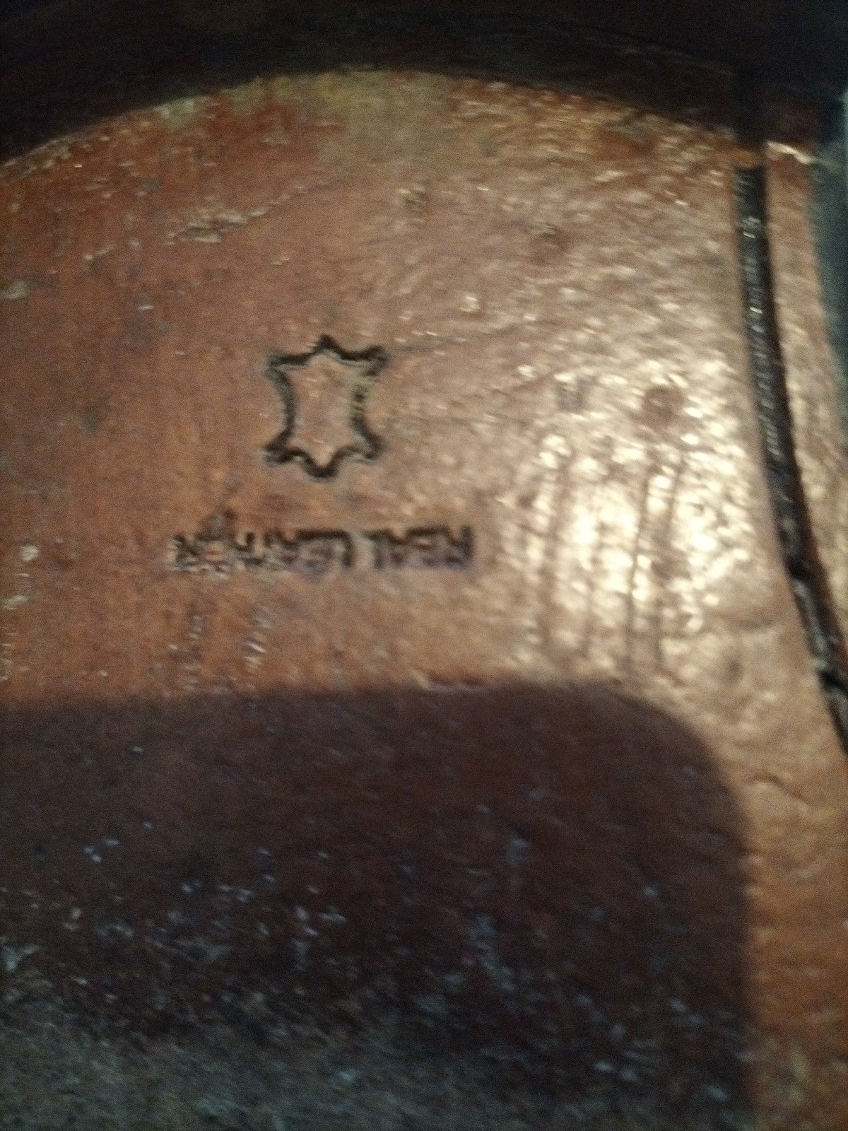 Mens Real Leather Back Smart Shoes Tie Up Size 8.5