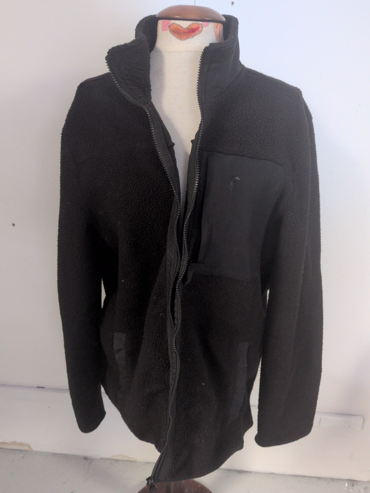 Esmara Large Black Full Zip Jacket Jumper