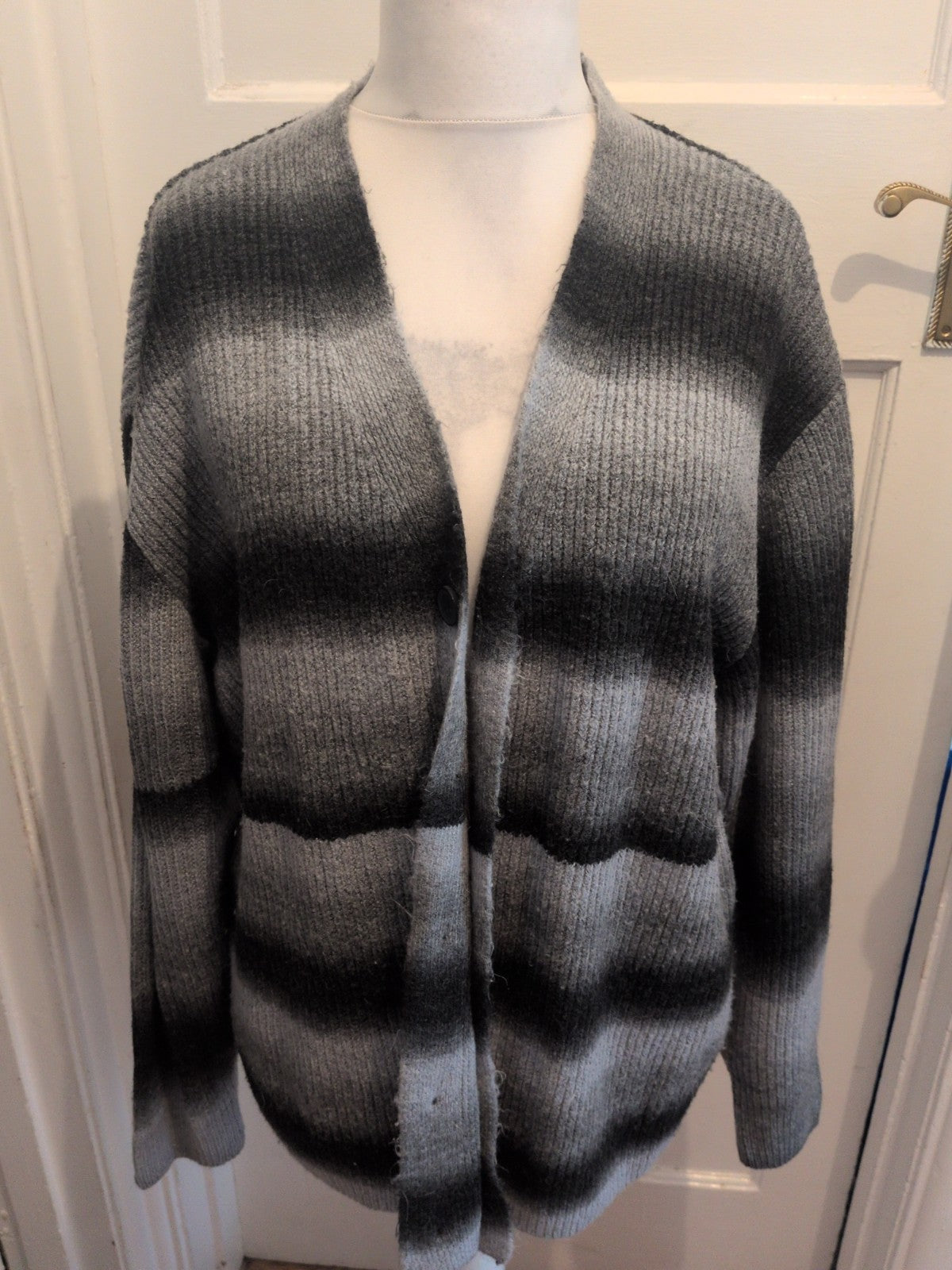 Next Edit Large Grey Fleck Cardigan