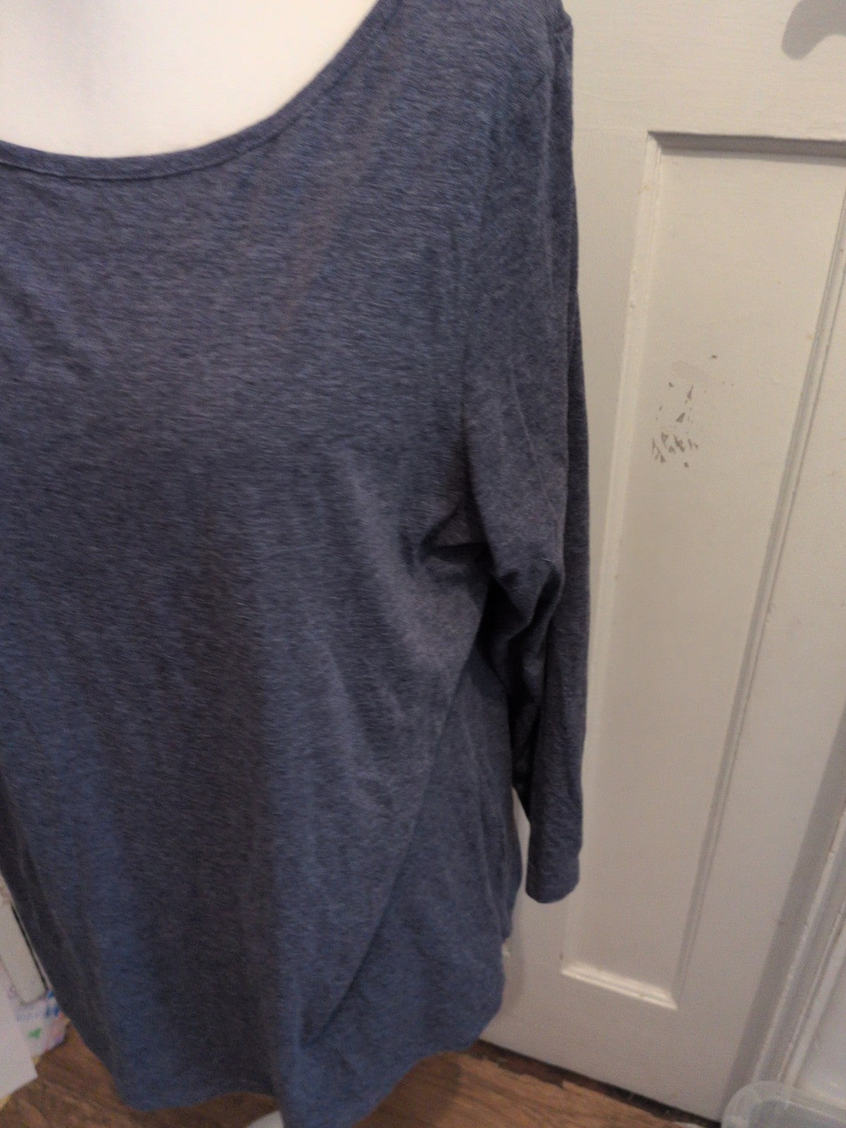Yours 22-24 Navy Blue Long Sleeved T-shirt