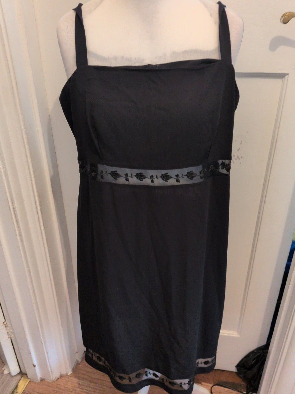 Dorothy Perkins 18 Black Sleeveless Midi Dress