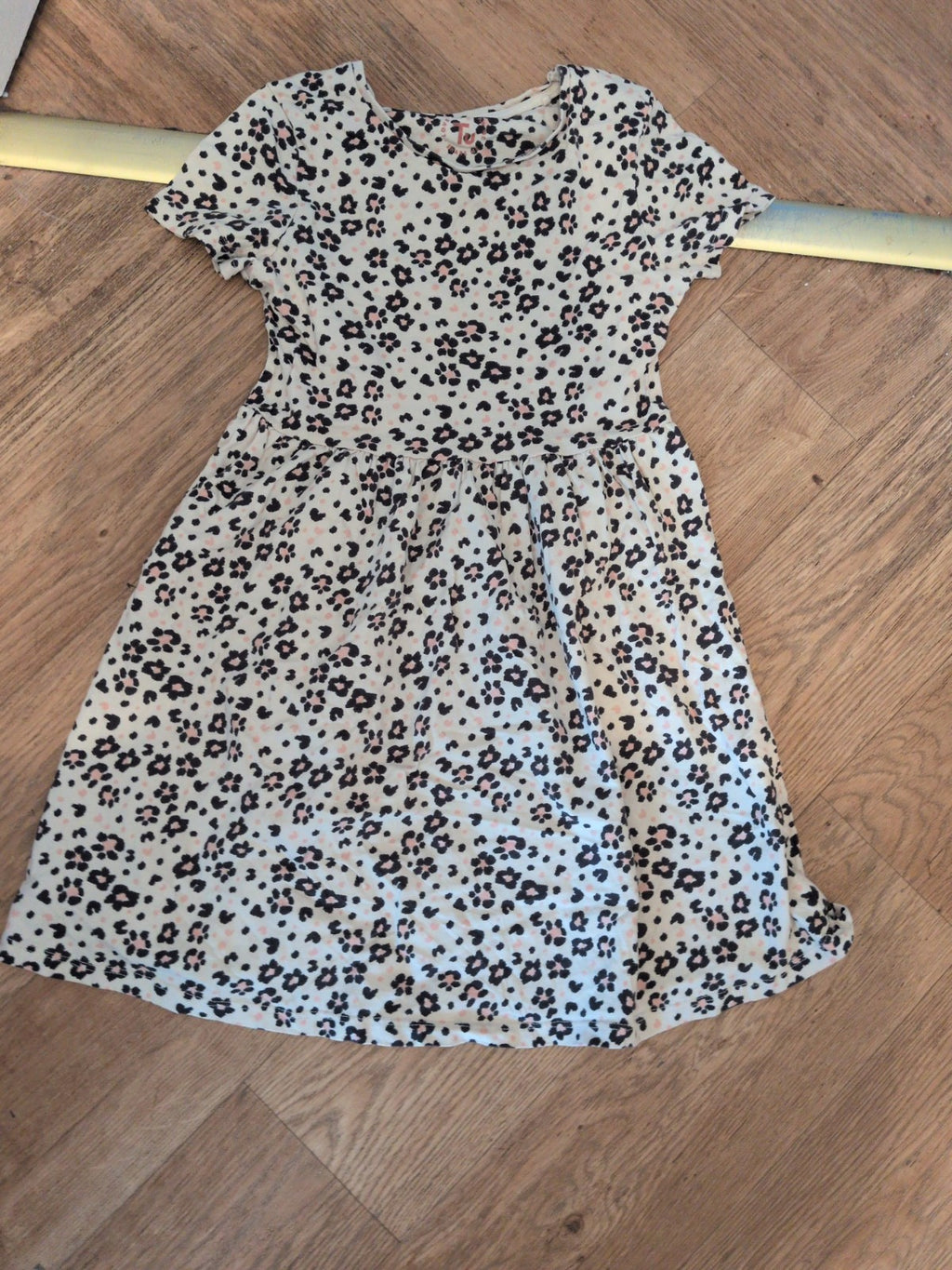 Tu 9 Years Leopard Print Short Sleeve Dress