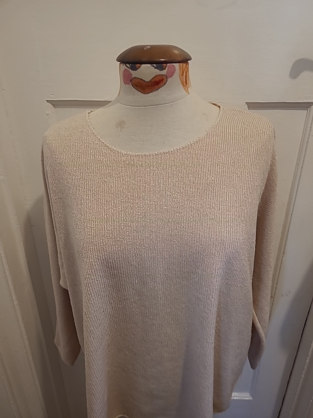 Ladies Size XL Black Scoop Vest Top