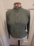 Ladies Marks And Spencer Size XS Green Long Sleeved Jumper