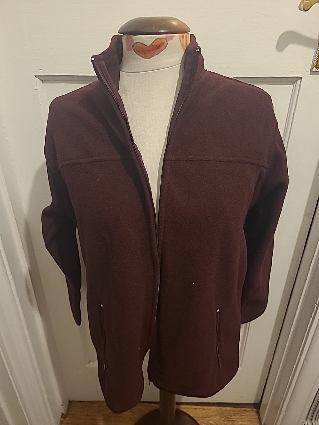 Ladies EWM Size 10/12 Purple Zip Through Warm Jacket
