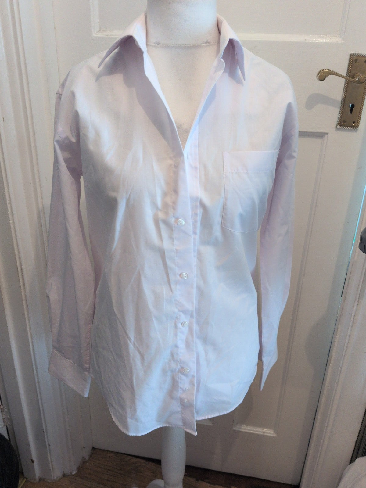 Primark 14.5 White Long Sleeve Shirt