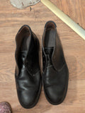 Clarks 10 Black Ankle Boots Missing Laces