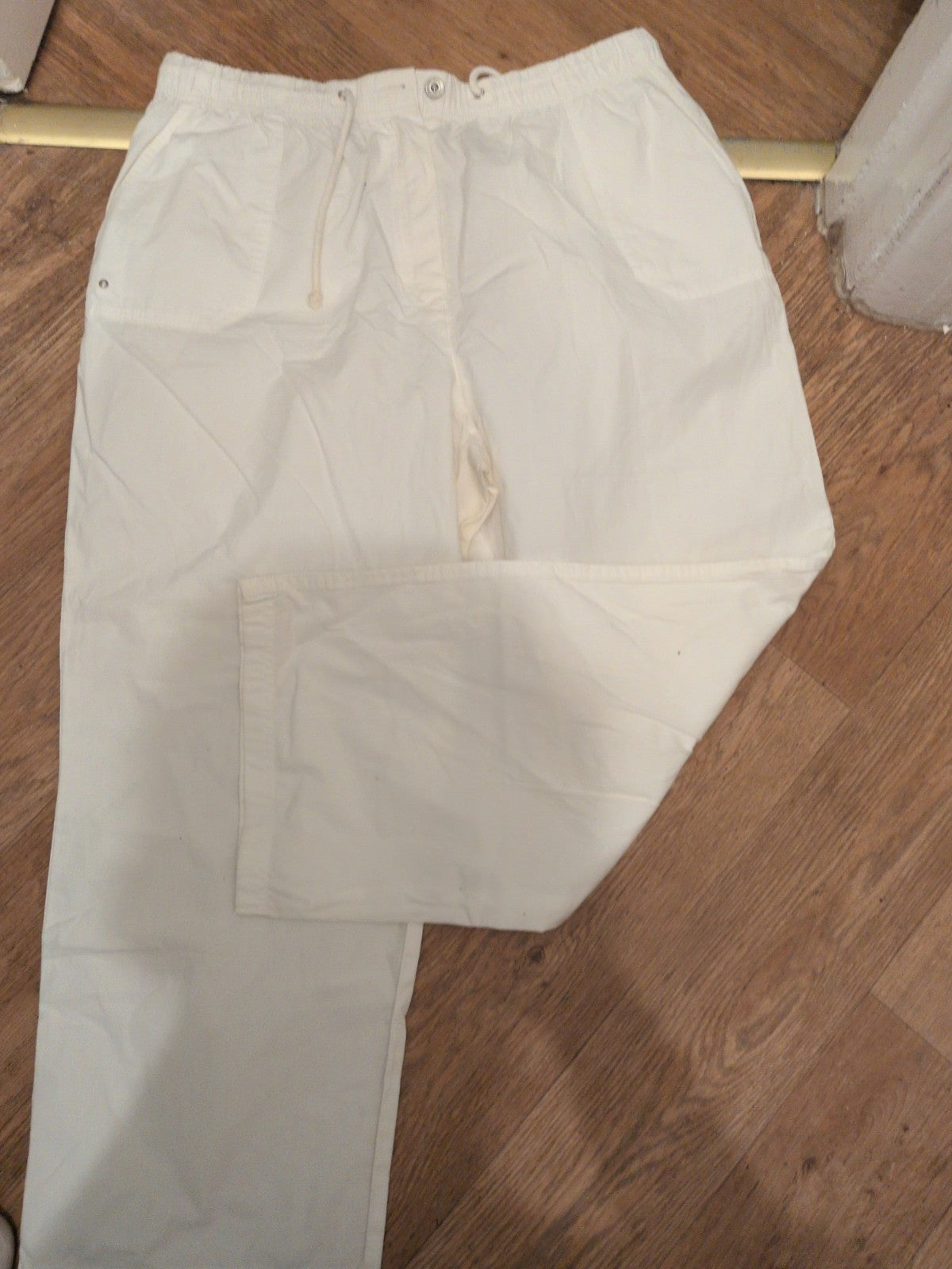 M&S Woman Approx 16-18 White Trousers