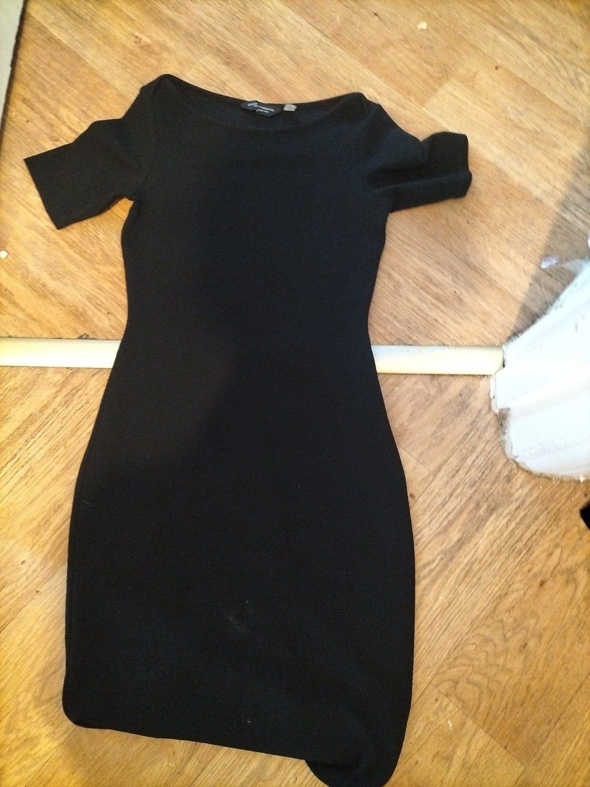 Ladies Dorothy Perkins Size 6 Black Short Sleeved Dress