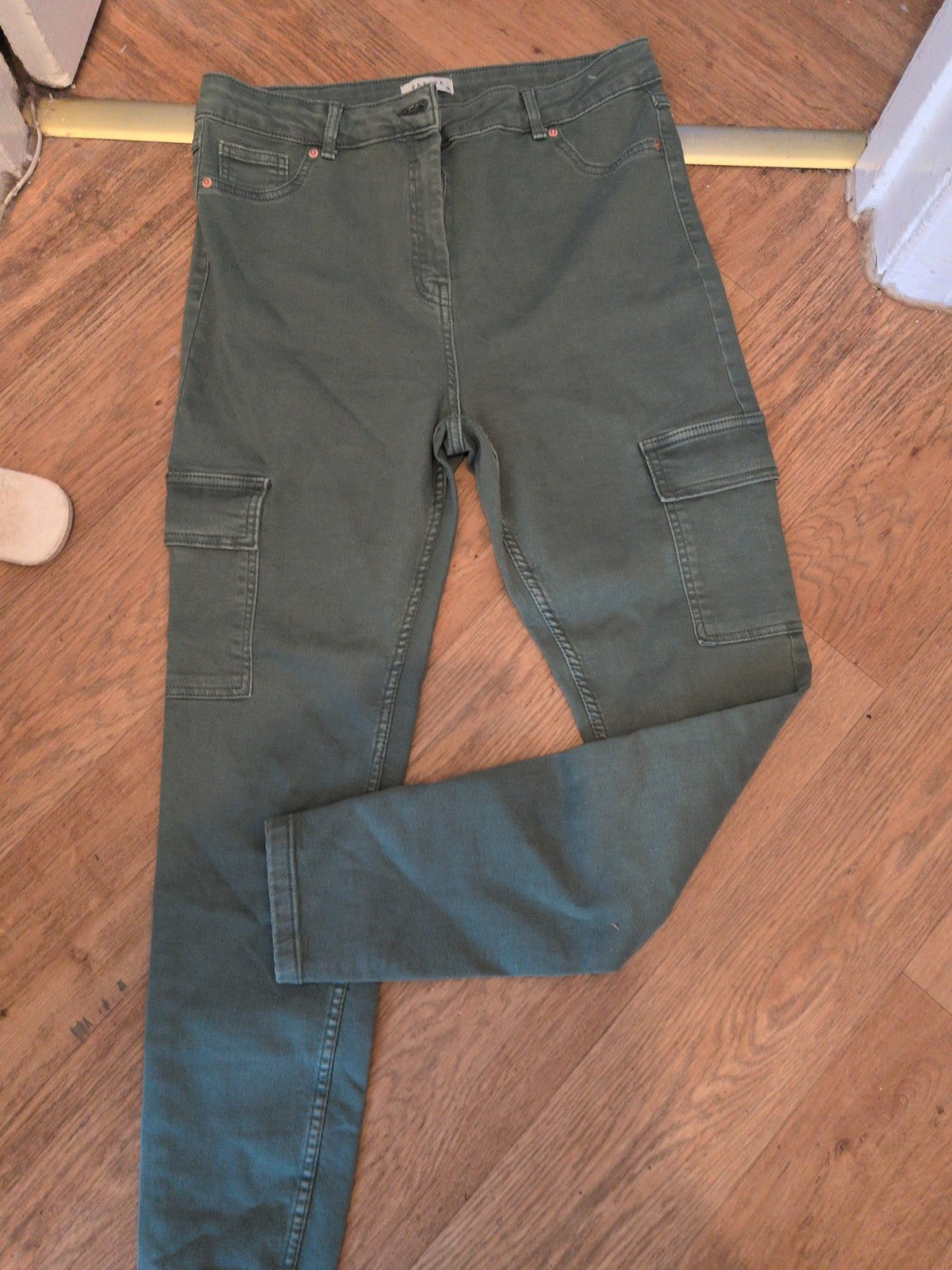 Papaya Denim 16 Green Straight Jeans