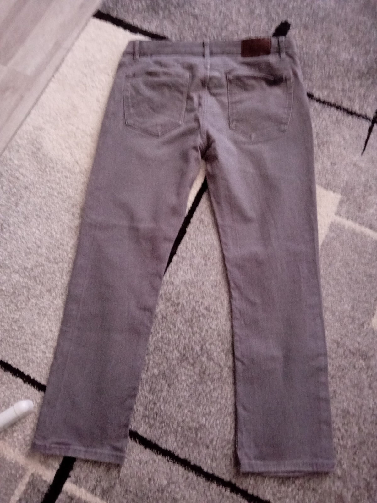 Mens Grey Jeans 36w 30 Leg Jachs Ny Free Delivery