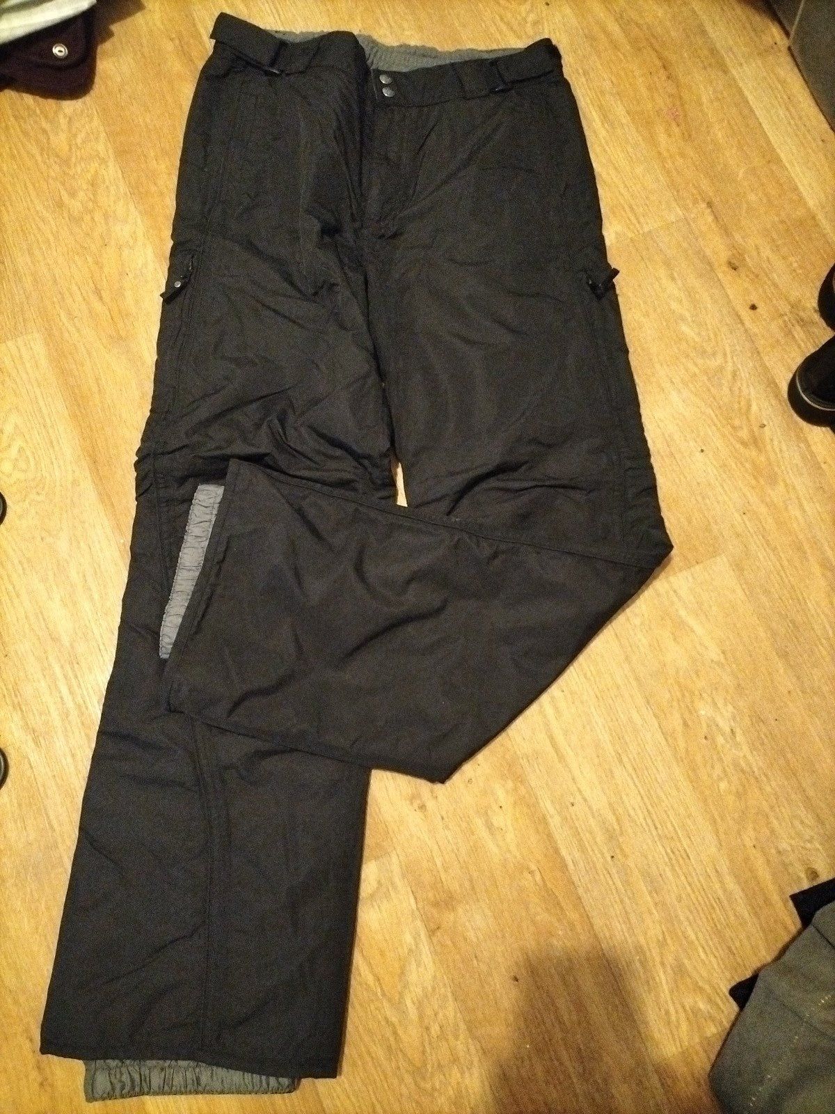 Ladies Surfanic Size Large Black Elasticated Snow Trousers