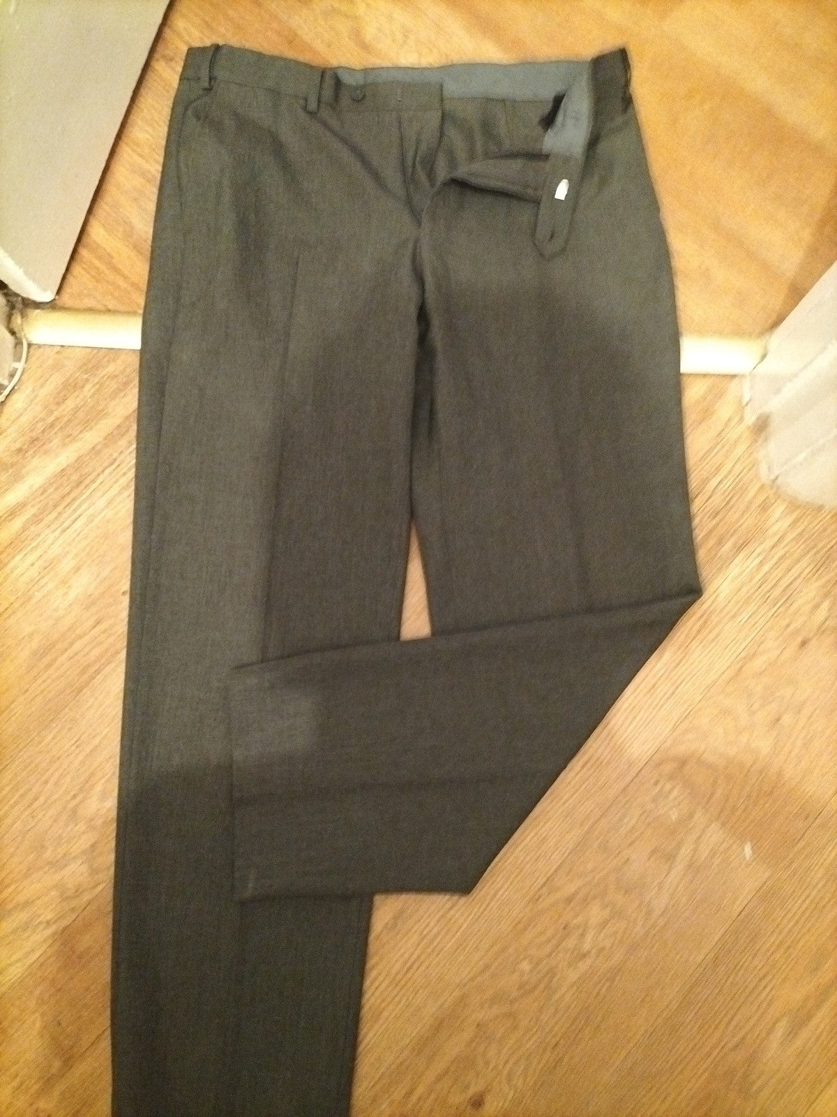 Mens M&S Collection 36/31 Grey Trousers