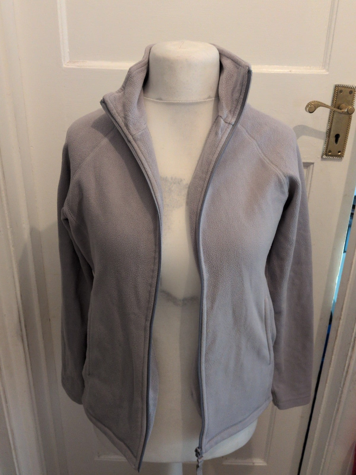 Ladies Mountain Warehouse Size 12 Grey Full Zip Jumper