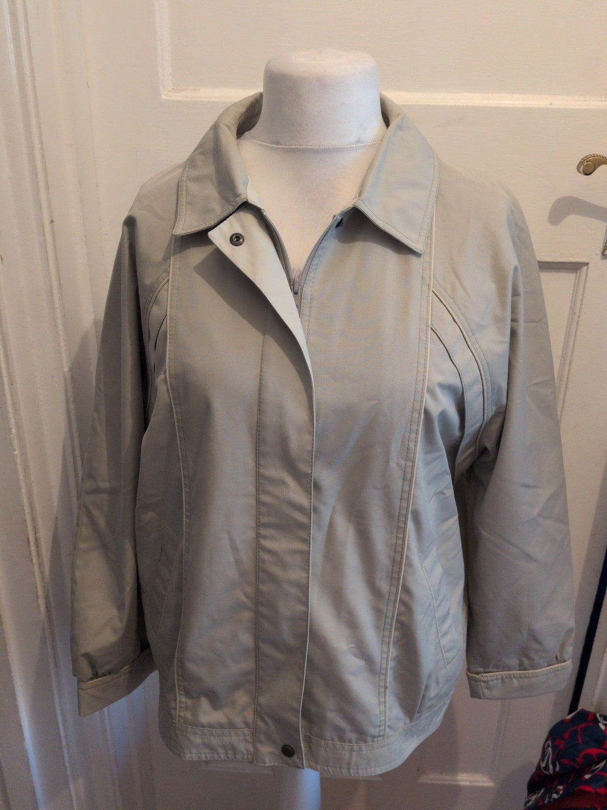 Ladies Dannimac Medium Grey Full Zip Jacket