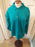 Mens Size XL Casual Sportif Teal Jumper