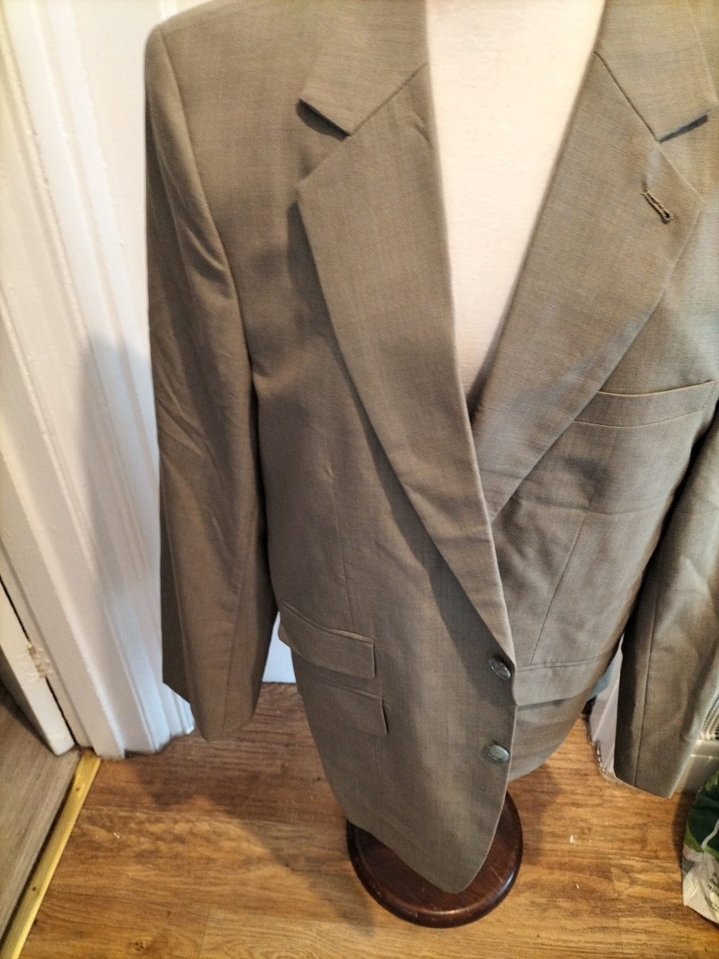 Mens 2XL Green Lined Long Sleeved Padded Jacket