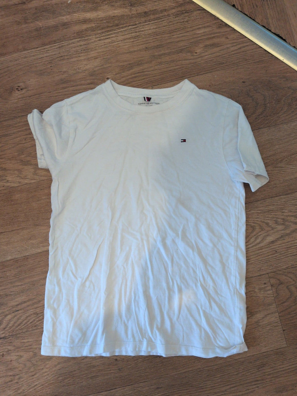 Tommy Hilfiger 12-14 White Short Sleeve T-shirt