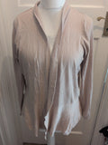 M&S Collection 20 Oatmeal Open Blouse/Cardigan
