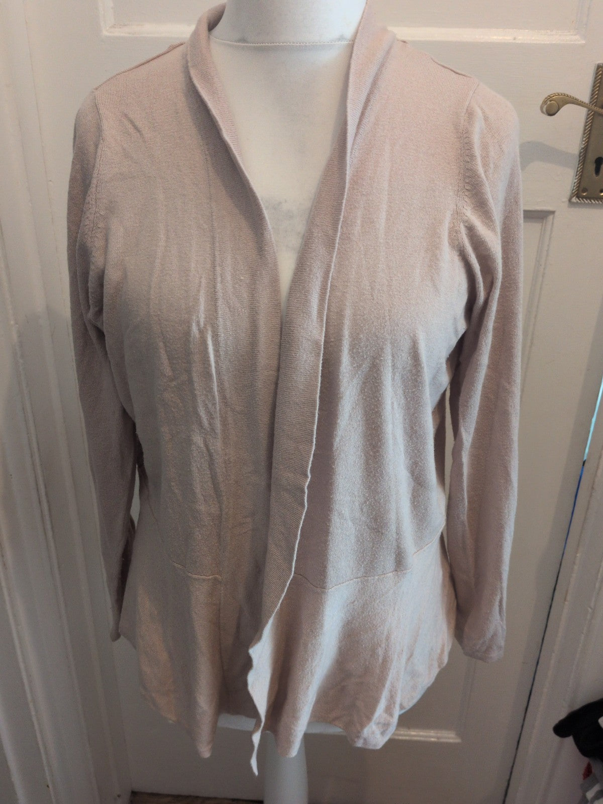 M&S Collection 20 Oatmeal Open Blouse/Cardigan