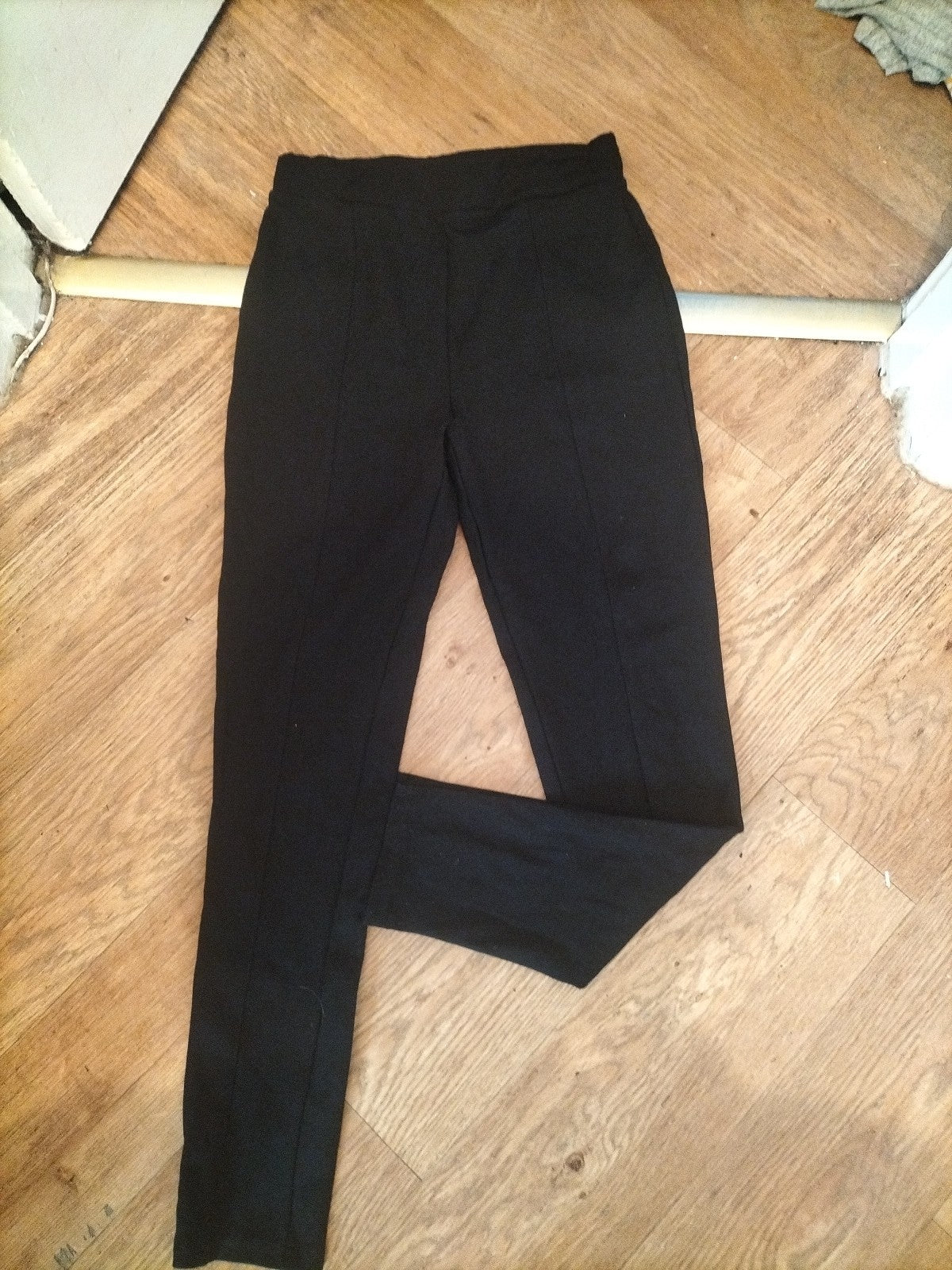 Ladies Dorothy Perkins Size 10 Black Stretch Trousers/Leggings