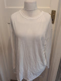 Inditex XL White Long Sleeve T-shirt