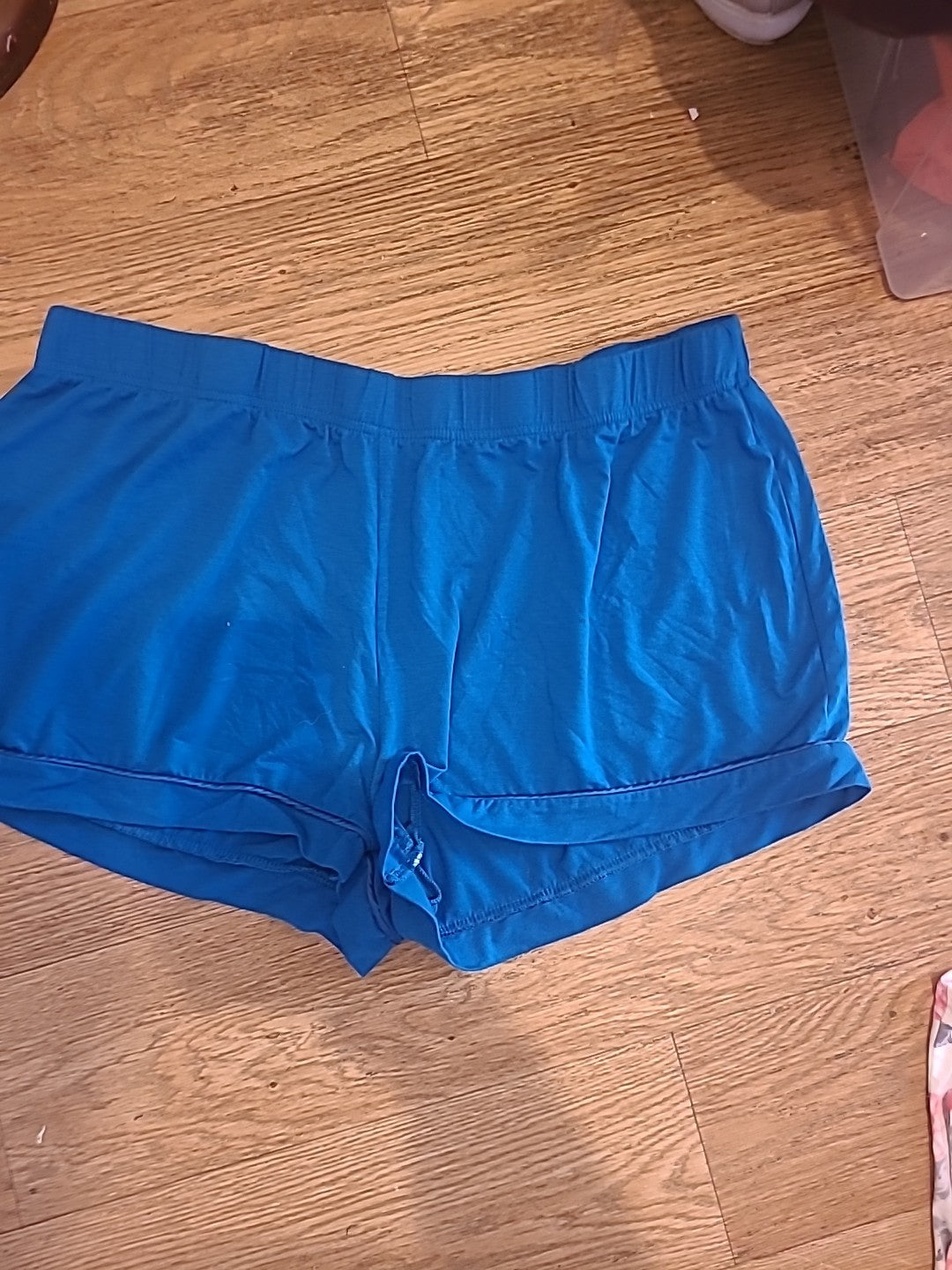 Ladies Primark Size 18-20 Royal Blue Elasticated Sleep Shorts