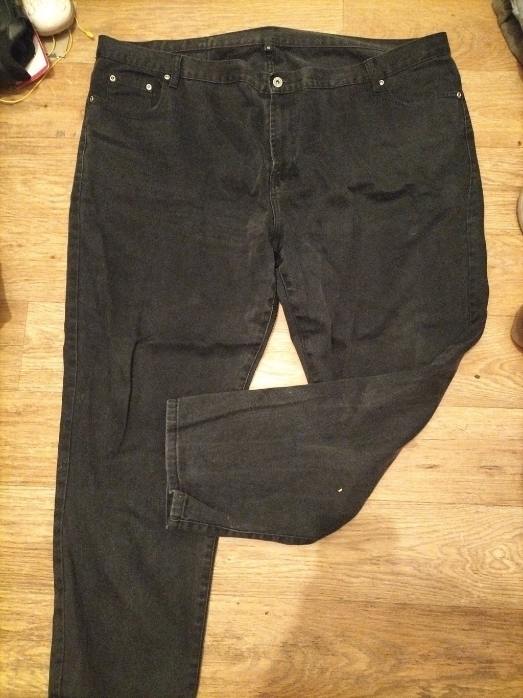 Mens Blue Circle Size 46s Black Denim Jeans