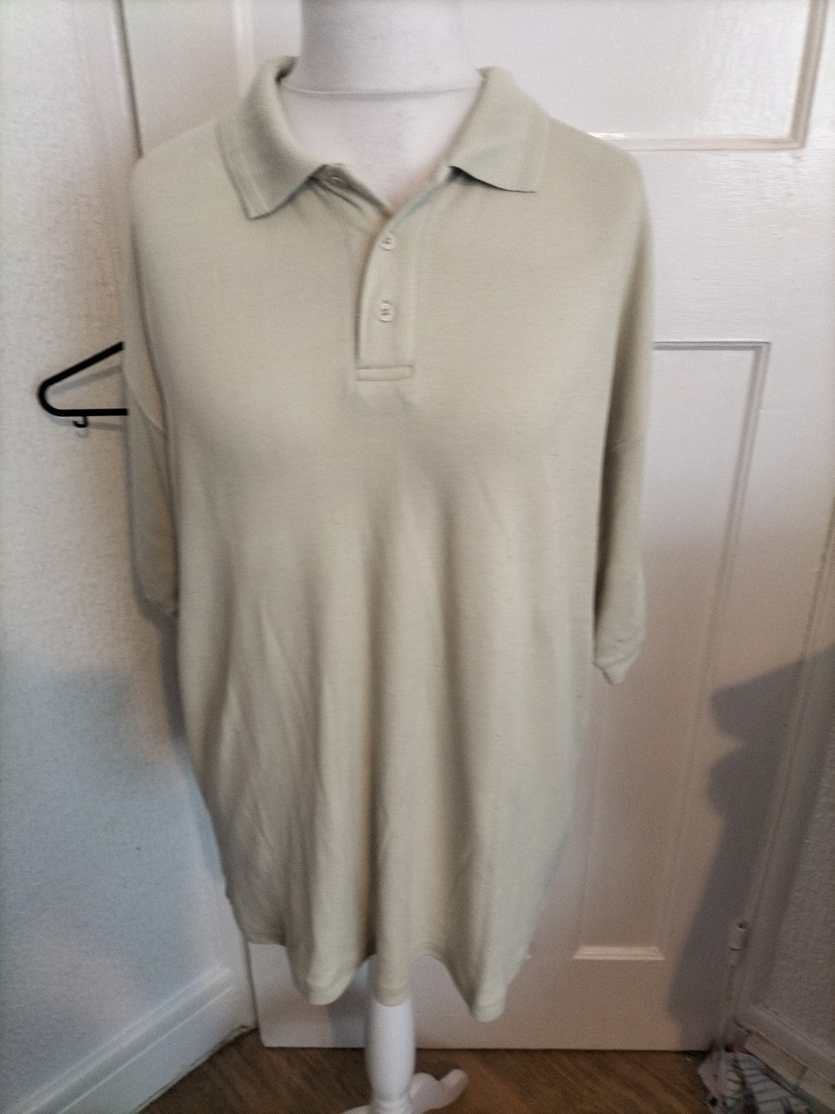 Mens Disciple Size XL Pale Yellow Bobbling Polo
