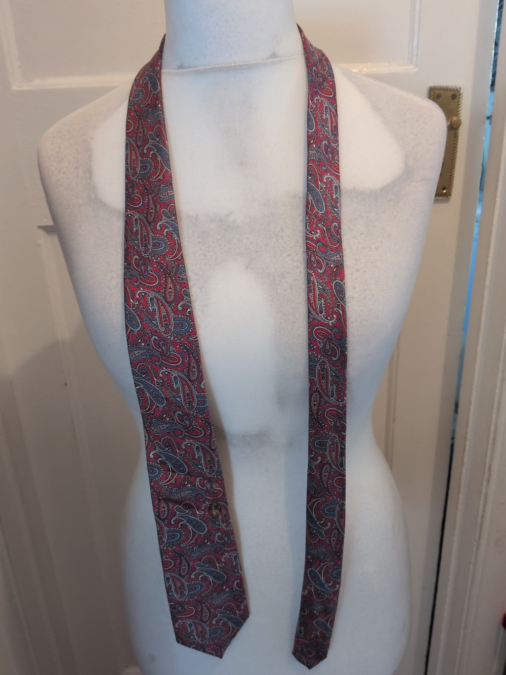 House Of Fraser Red Aztec Style Tie