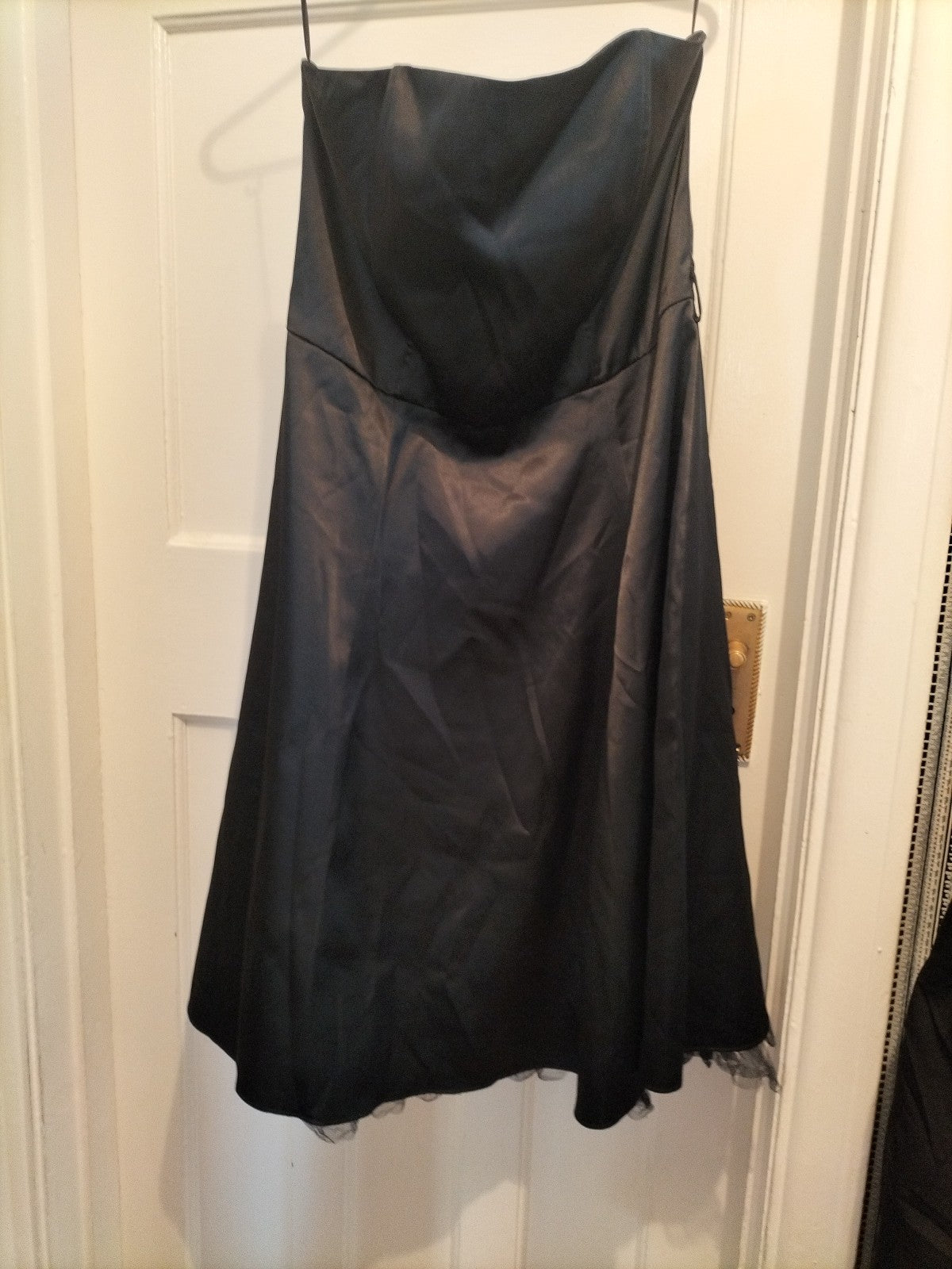 Ladies Select Size 14 Black Sleeveless Strapless Dress