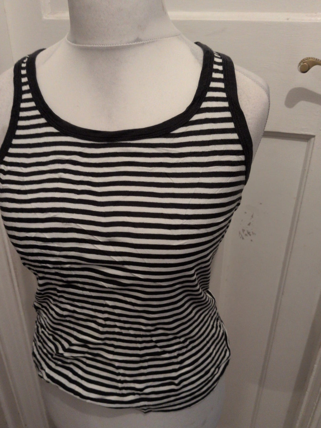 Primark 16-28 Stripe Sleeveless T-shirt