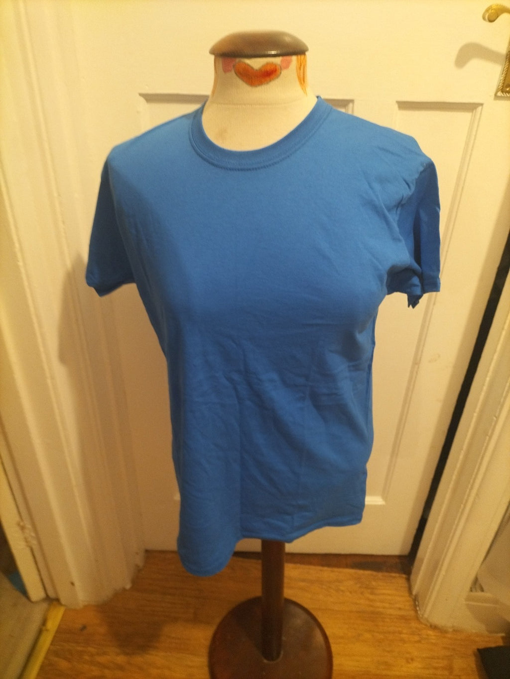 Boys Fruit Of The Loom Size 12-13 Years Blue 152cm Shirt Sleeved Tshirt