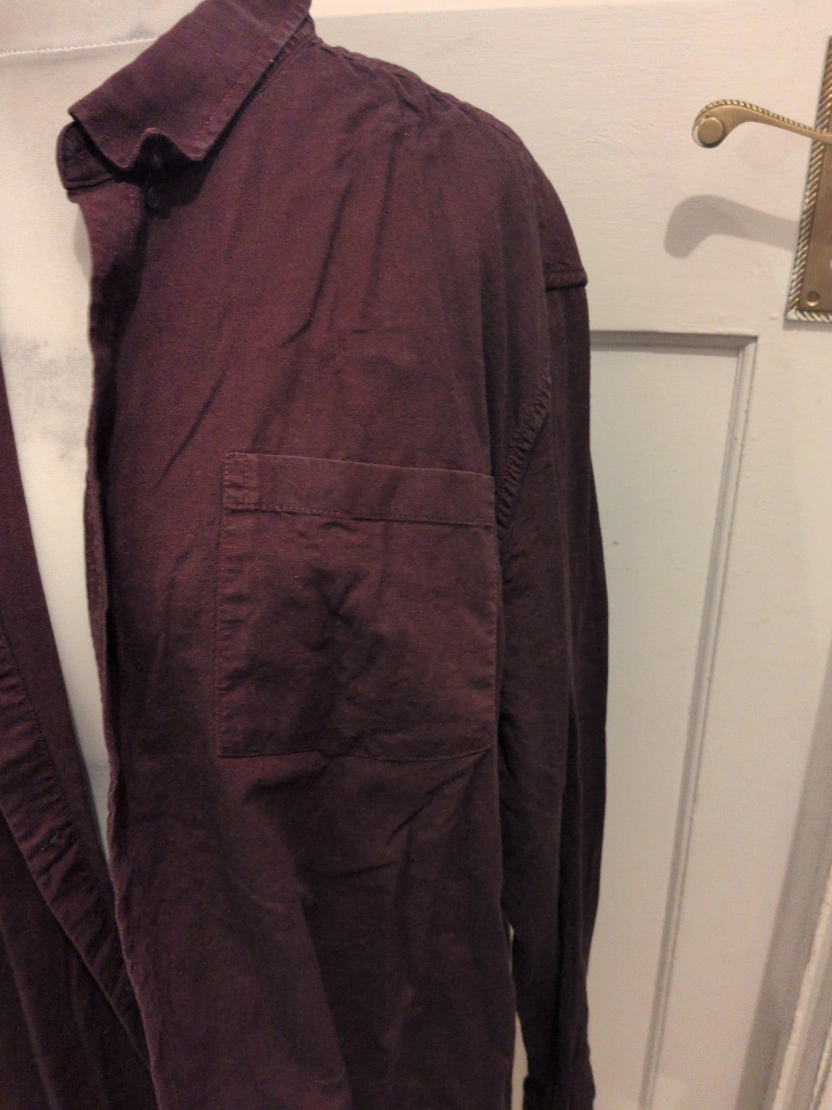 Burton 2XL Deep Purple Long Sleeve Shirt
