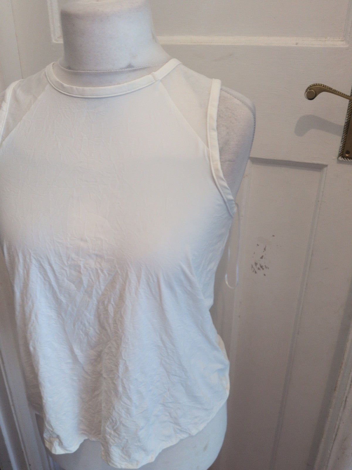 F&F Active Small Sleeveless White Vest Tank T-shirt