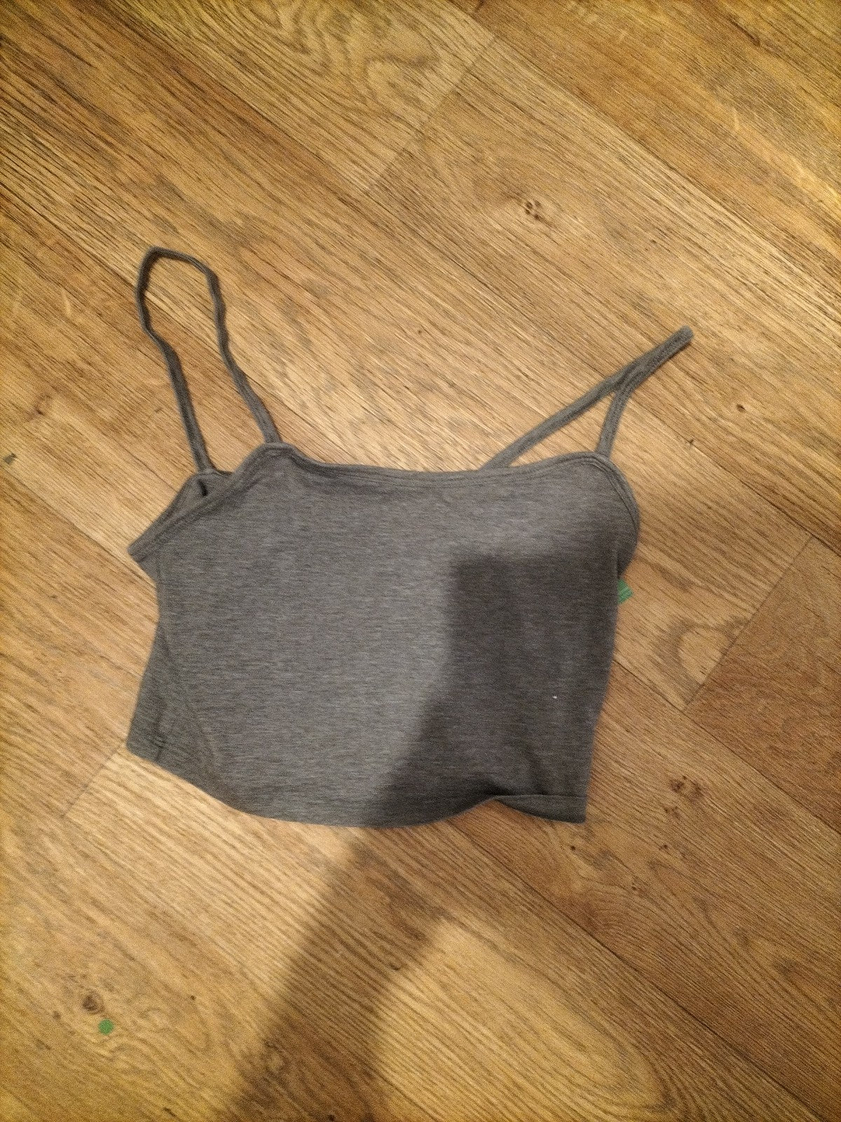 Ladies Divided Size Small Grey Sleeveless Boob Tube