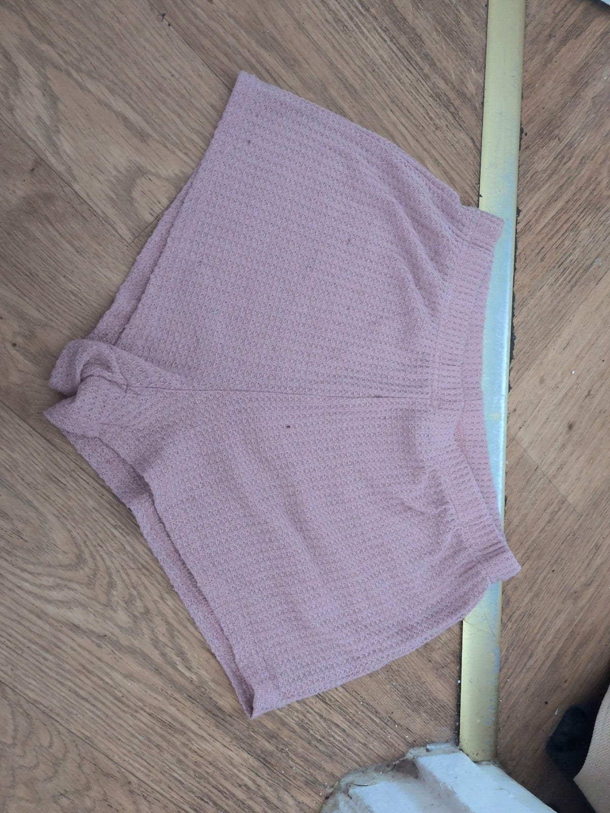 Medium Pink Stretch Hot Pants