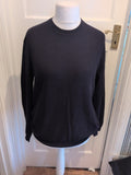 Ted Baker Size 3 Navy Long Sleeve Jumper