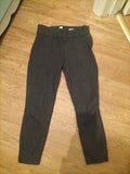 Ladies Gap Size Small Grey Side Zip Legging