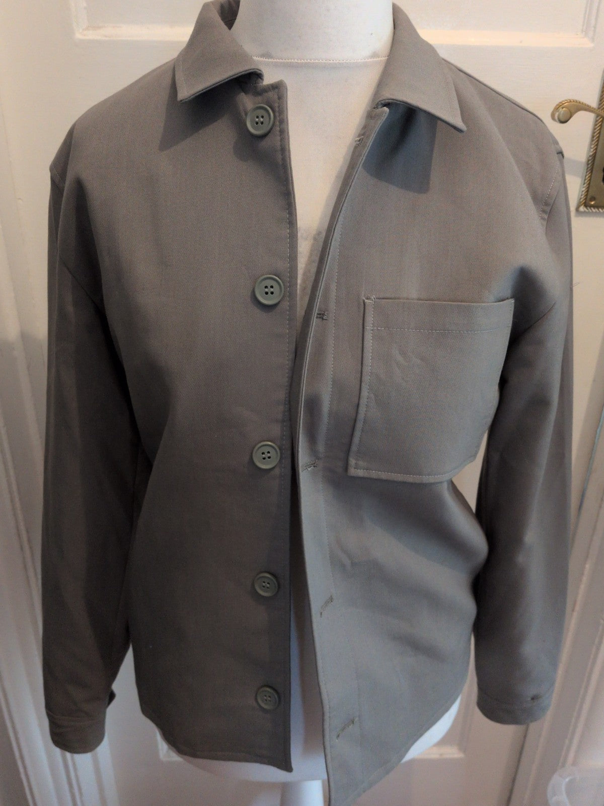Primark Small Pale Sage Lined Buttoned Jacket