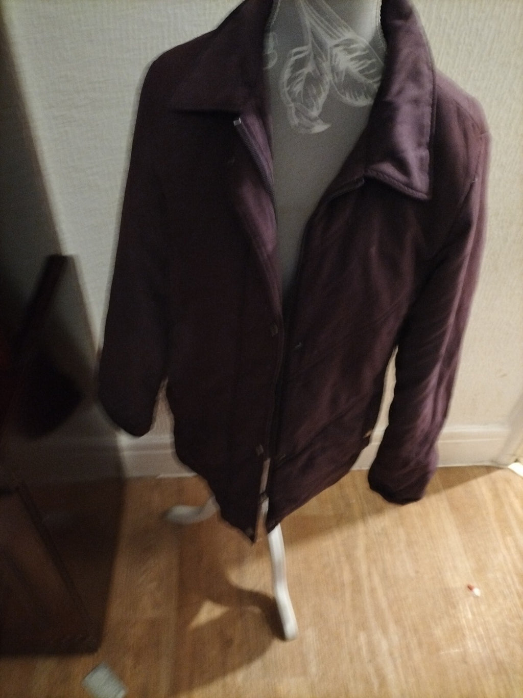 Ladies Purple Size 12 Overcoat