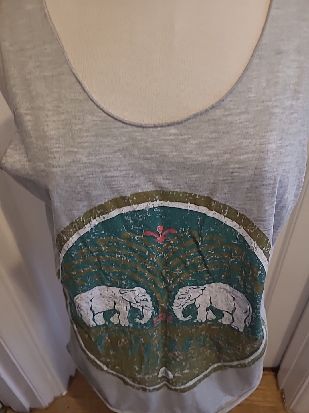 Ladies Large Grey Vest Top