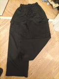 Small Black Elasticated Cargo Jogger