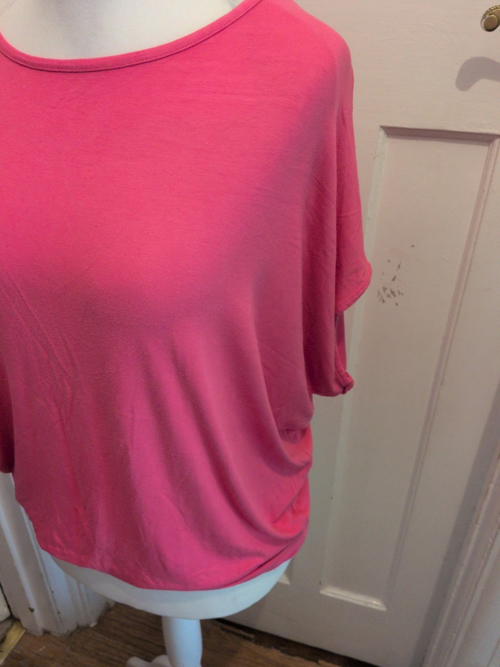 Apricot 10 Pink Short Cap Sleeve T-shirt Oversized