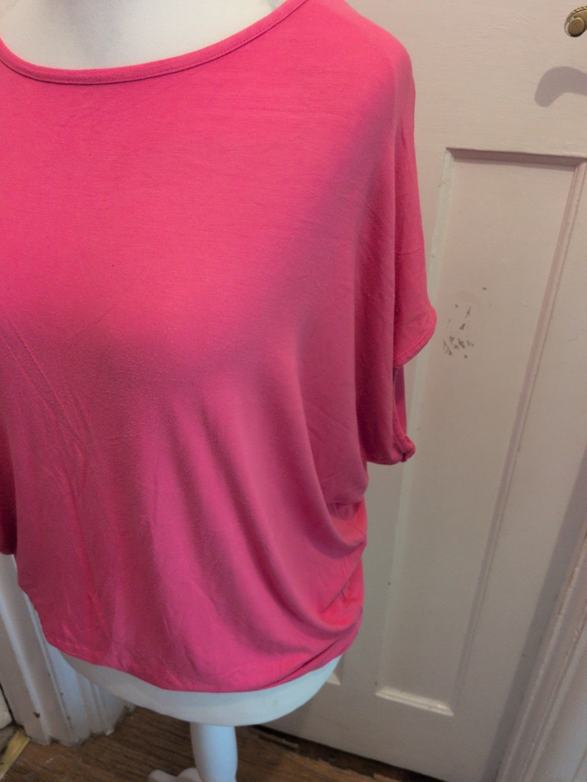 Apricot 10 Pink Short Cap Sleeve T-shirt Oversized