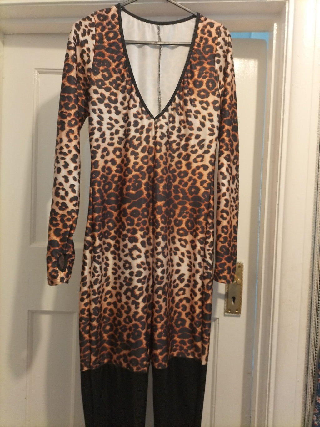 Ladies Size Small Leopard Print Fancy Dress Costume
