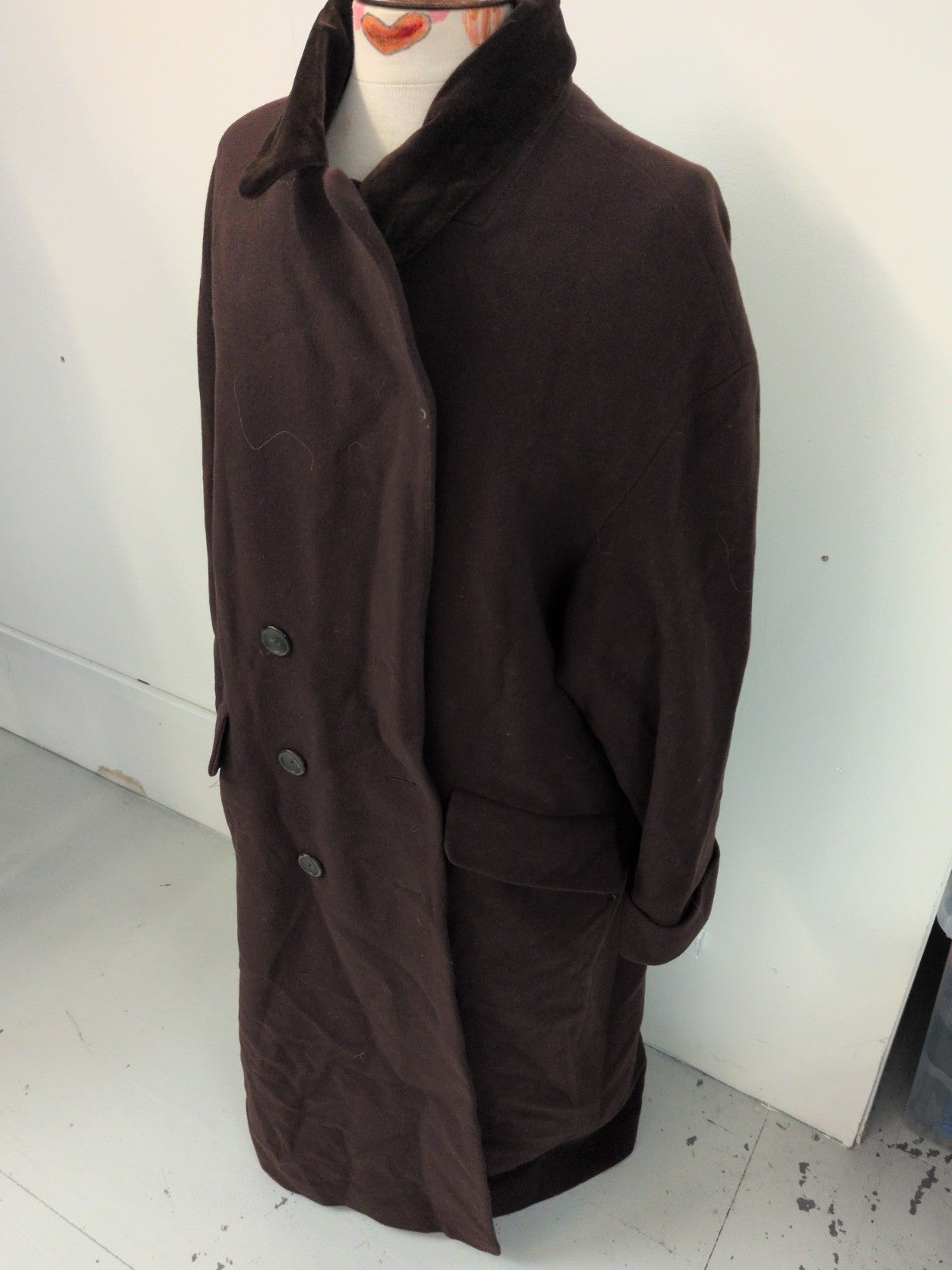 Steilmann 14 Brown Long Length Lined Jacket