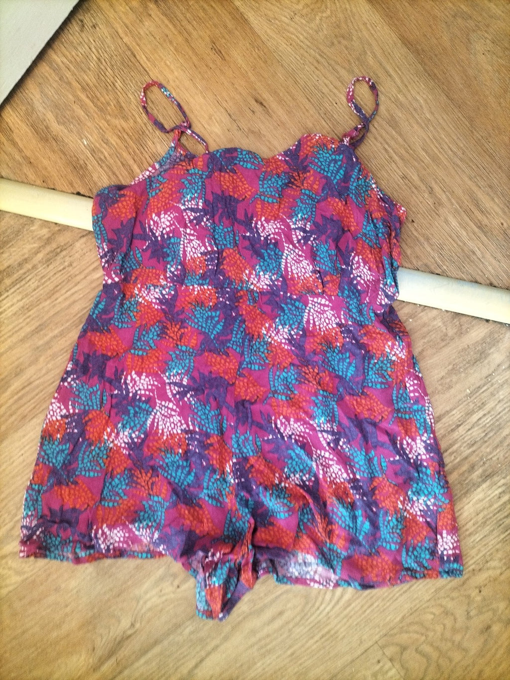 Primark 10 Purple/Pink Sleeveless Playsuit