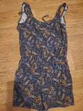 Ladies Size Medium Multi Aztec Sleeveless V Neck Playsuit