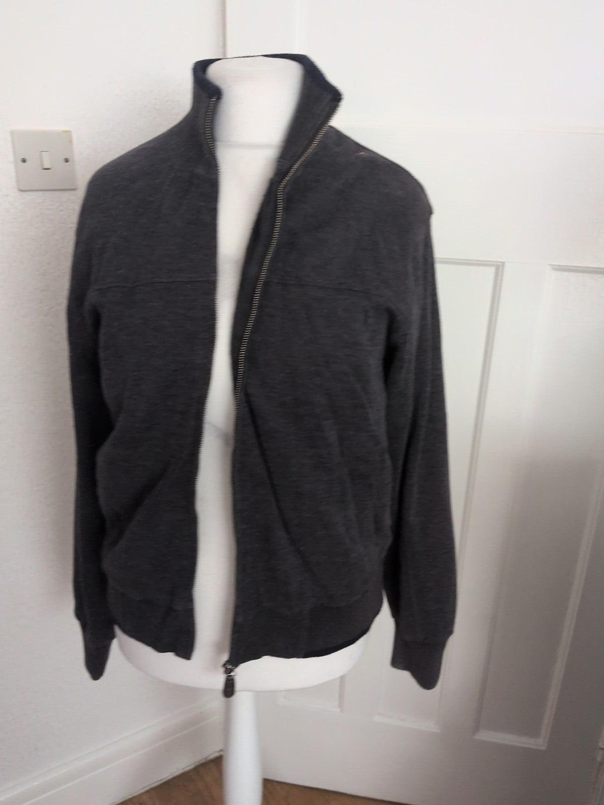 Blue Harbour Medium Fleece Lined Full Zip Jumper Navy